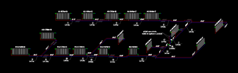 Central Chauffage DWG Plan for AutoCAD