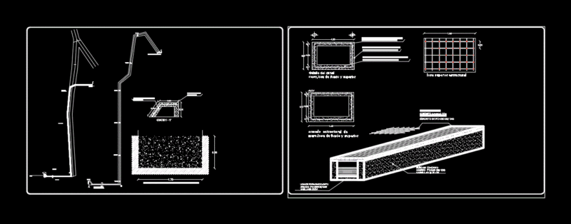 Channel Rainwater DWG Block for AutoCAD