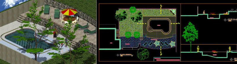 Chucarapi Pool 3D DWG Full Project for AutoCAD