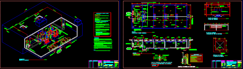 Cistern 100 Housings DWG Section for AutoCAD