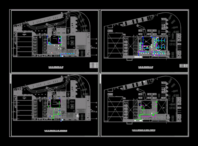 Climatizacion Ship – Vrf System DWG Block for AutoCAD