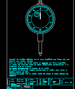 Clock Comparator DWG Block for AutoCAD | Designs CAD