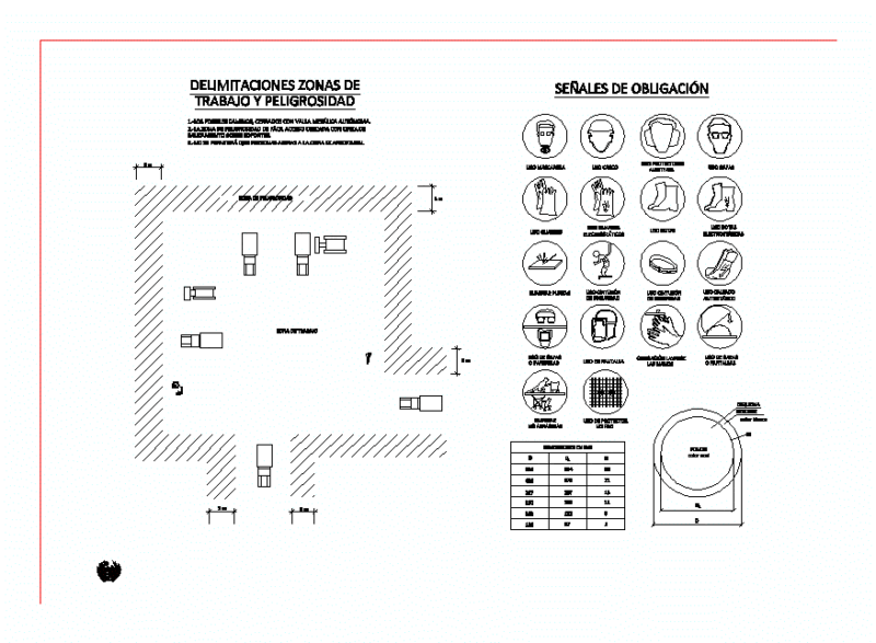 Collective Protection DWG Block for AutoCAD