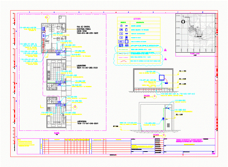 Communications System In Mining DWG Plan for AutoCAD