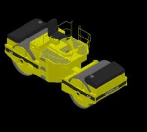 Compactor 3D DWG Model for AutoCAD • Designs CAD
