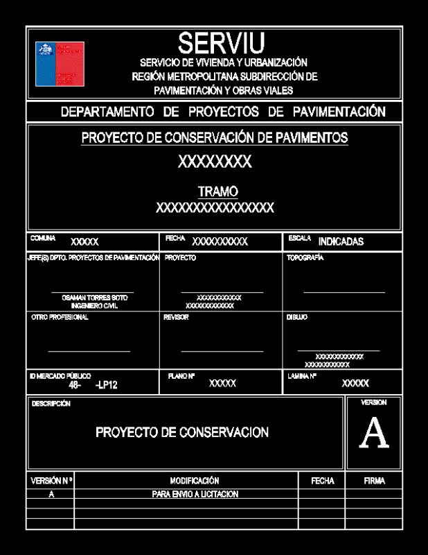 Cover DWG Block for AutoCAD