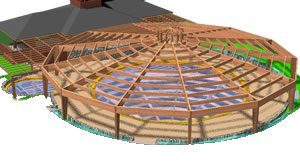 Covered Pool 3D DWG Model for AutoCAD