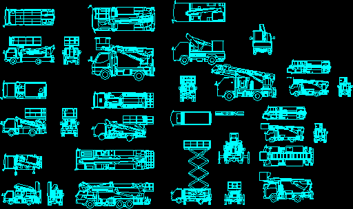 Cranes Truck DWG Model for AutoCAD • Designs CAD