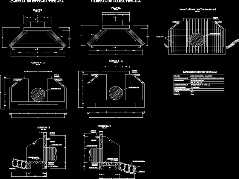 Culvert Tmc DWG Block for AutoCAD