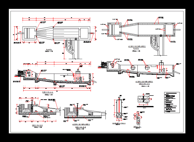 Des Blaster DWG Detail for AutoCAD