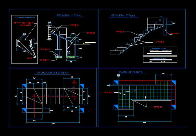 Design Ladder DWG Plan for AutoCAD