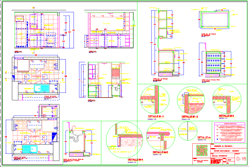 Detail Kitchen DWG Detail for AutoCAD