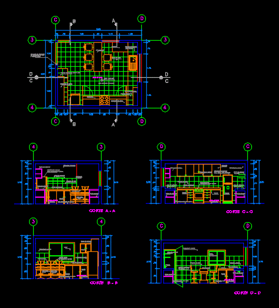 Detail Kitchen DWG Plan for AutoCAD • Designs CAD