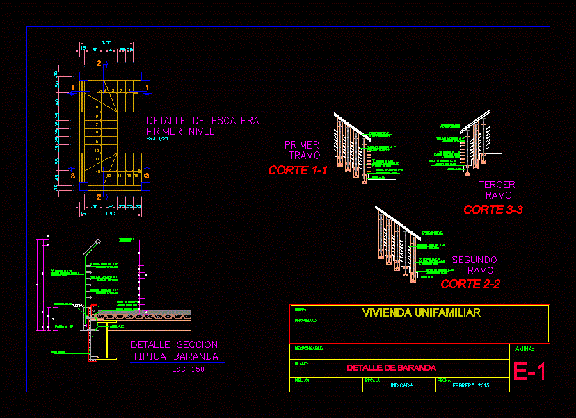 Railing Cad Block Design Free Download Autocad Dwg