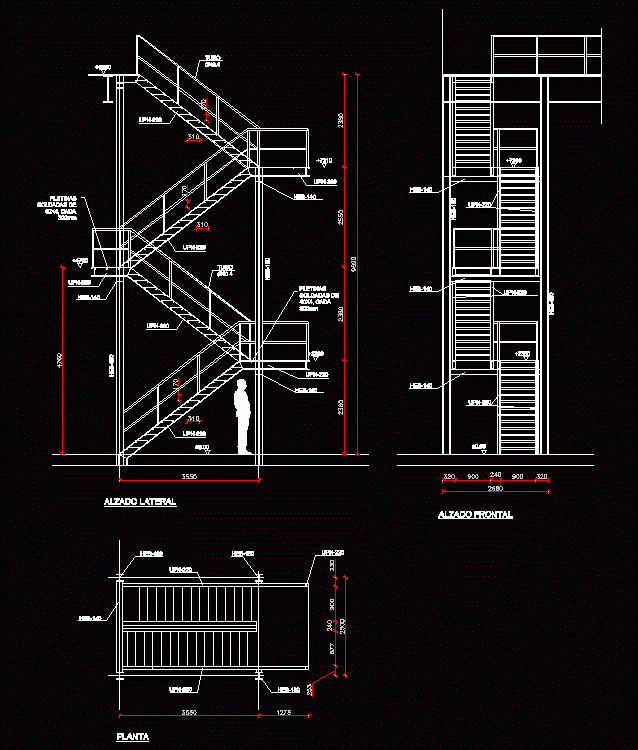 Detail Of Stairs DWG Detail for AutoCAD  Designs CAD