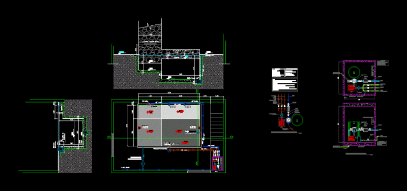 Detail Pool Concrete DWG Detail for AutoCAD