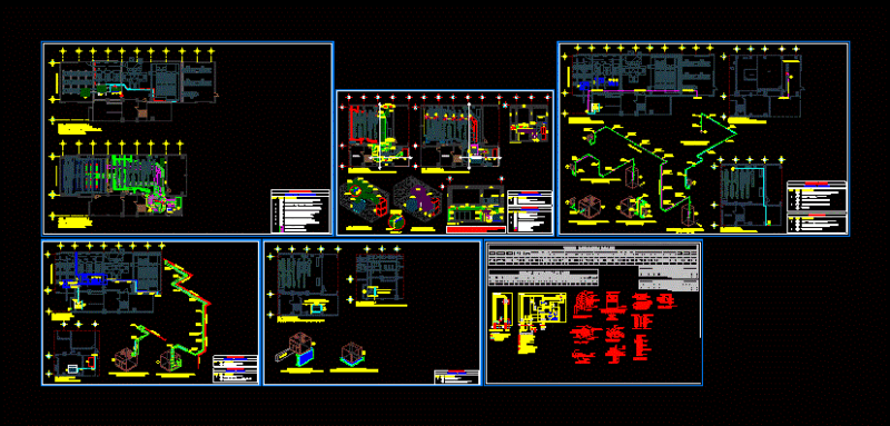 Details Air Conditioning DWG Detail for AutoCAD