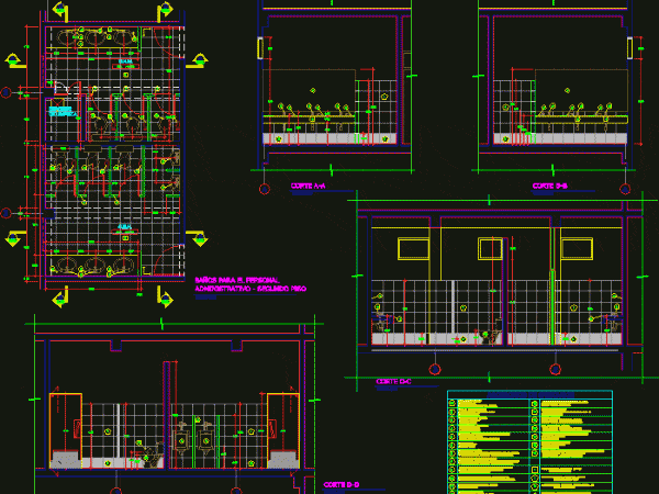 Туалет dwg