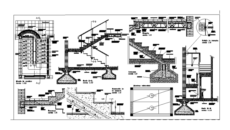 Details Ladder DWG Detail for AutoCAD