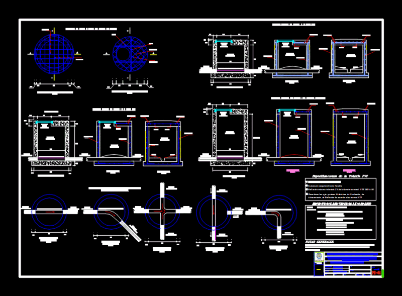 Details Mailbox DWG Detail for AutoCAD