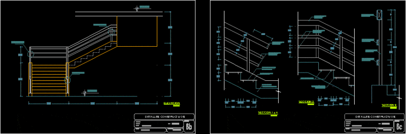 Details Of Ladder DWG Detail for AutoCAD