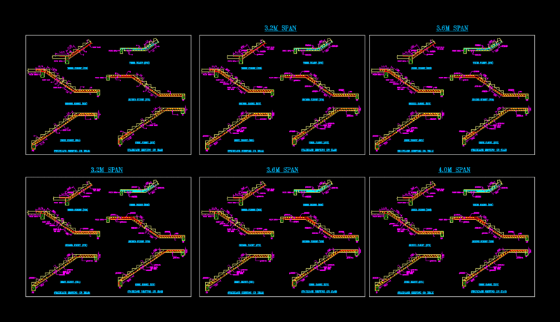 Details On HornigÓN Staircase Cut Arm DWG Detail for AutoCAD