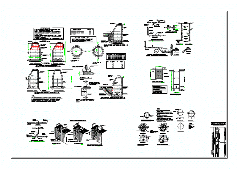 Details Sewerage DWG Detail for AutoCAD