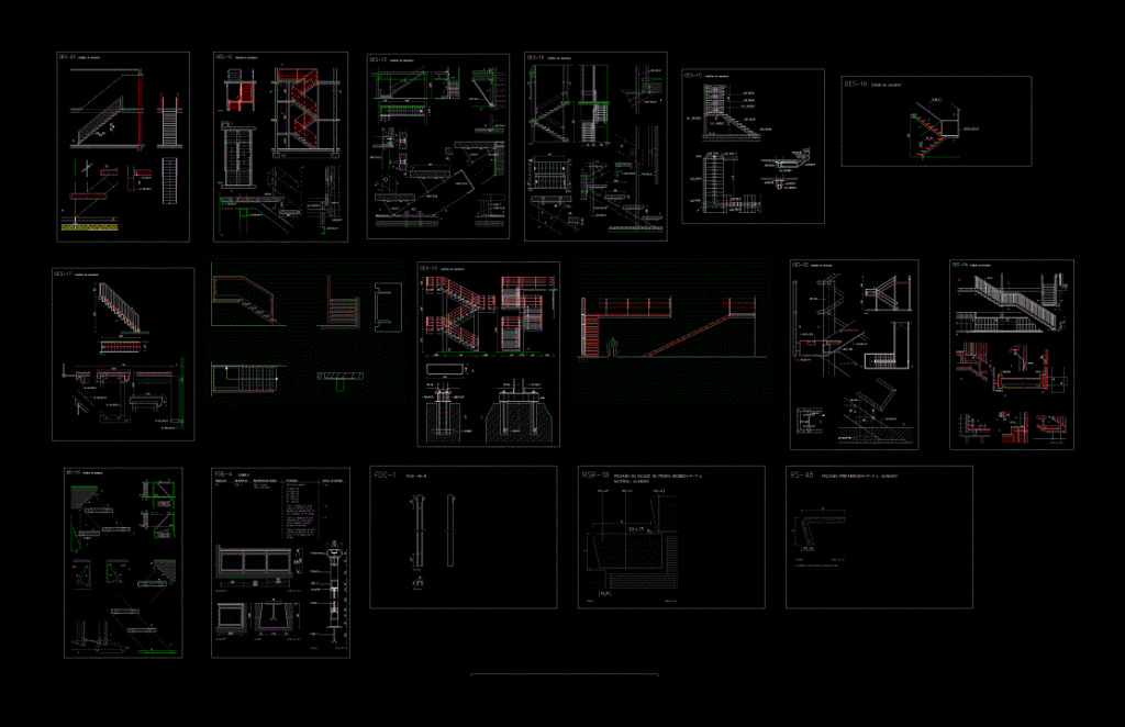 Details Staircase DWG Detail for AutoCAD