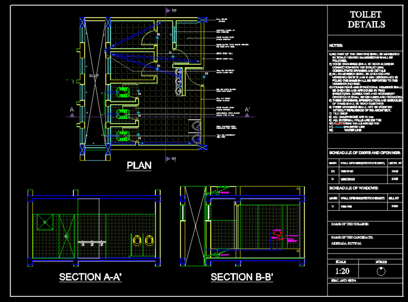 Details Wc DWG Detail for AutoCAD