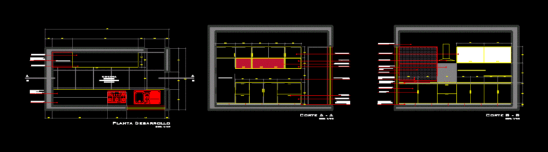 Development Kitchen DWG Block for AutoCAD