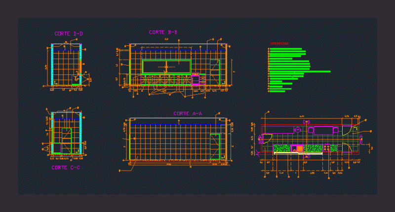 Development Kitchen DWG Block for AutoCAD