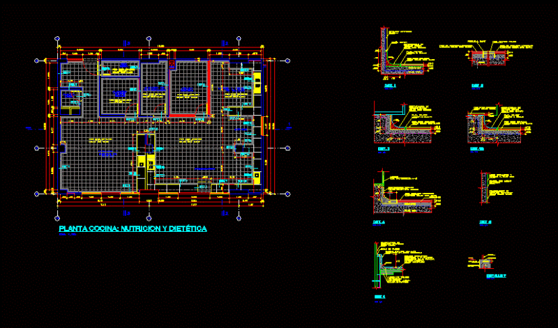 Development Kitchen DWG Plan for AutoCAD