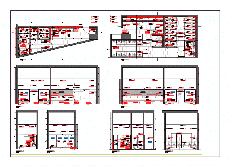 Development Of Toilet Service DWG Block for AutoCAD
