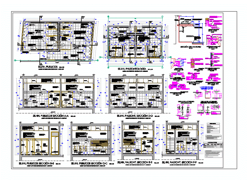 Development Services Grooming DWG Block for AutoCAD