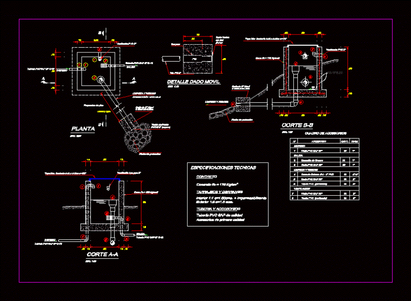 Drinking Water DWG Block for AutoCAD