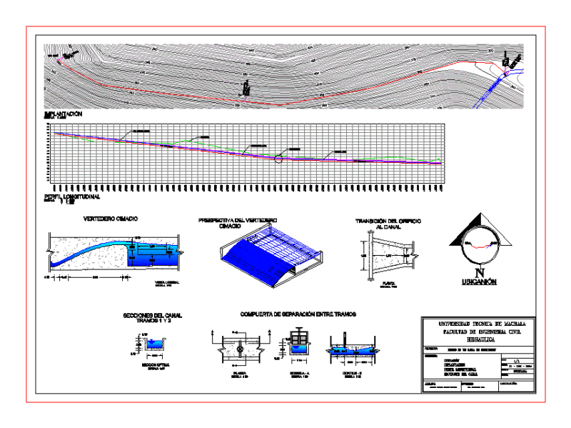 Driving Channel DWG Detail for AutoCAD