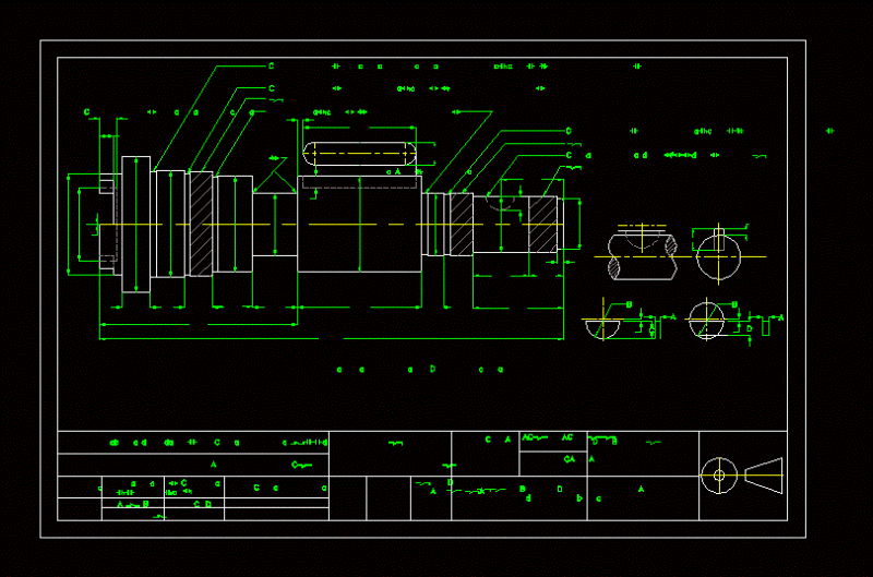 Eje De Ebrague DWG Block for AutoCAD