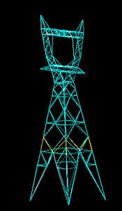 dwg electric tower