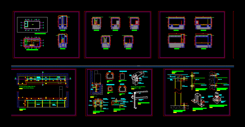 Electrical Sub Station DWG Block for AutoCAD