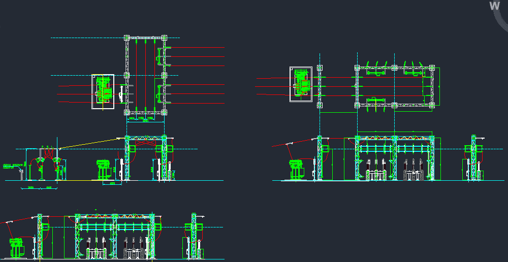 electrical layout cad blocks