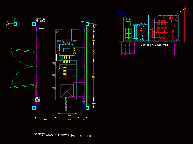 Electrical Substation DWG Plan for AutoCAD • Designs CAD