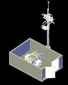 Electrical Substation Siding 3D DWG Model for AutoCAD