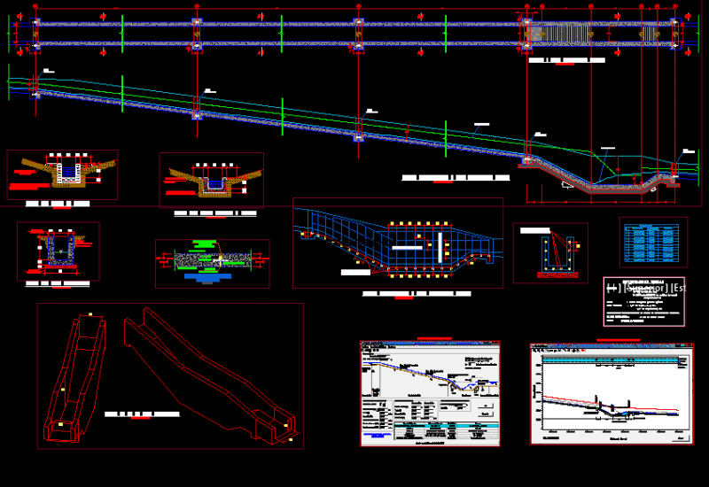 Energy Dissipating Wells DWG Plan for AutoCAD