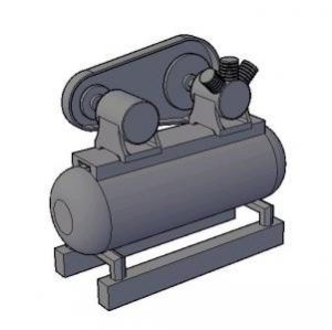 Engine Pump 3D DWG Model for AutoCAD