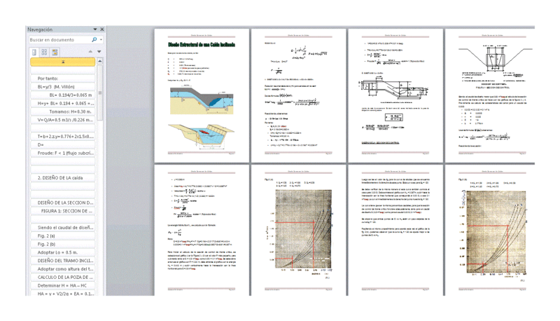Esturctural Design An Inclined Drop DOC Word Document