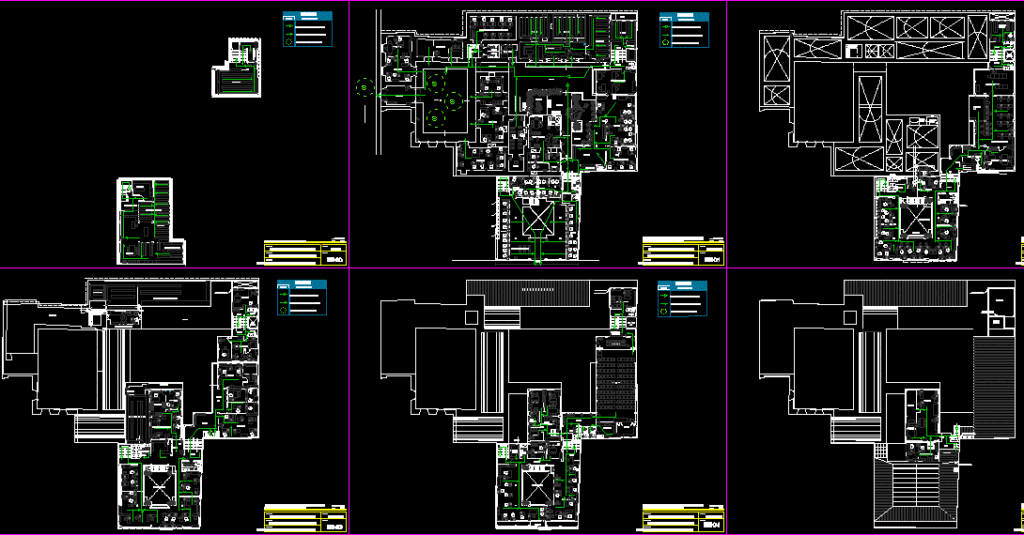 Evacuation Plans Sunarp Peru DWG Plan for AutoCAD