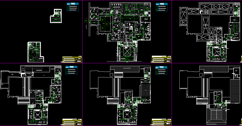 Evacuation Plans Sunarp Peru DWG Plan for AutoCAD