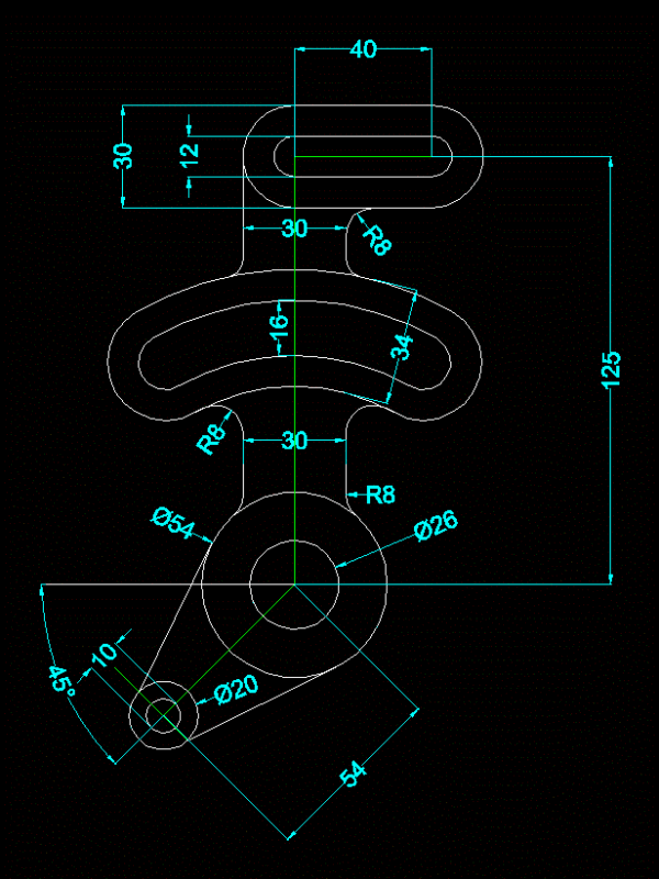 Exercise Basics – Part DWG Detail for AutoCAD