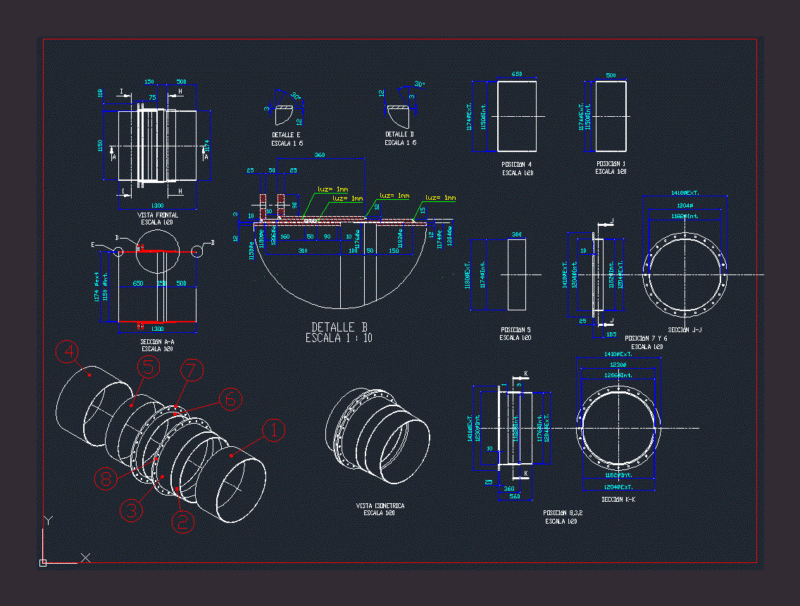 Expansion Board Joint DWG Block for AutoCAD