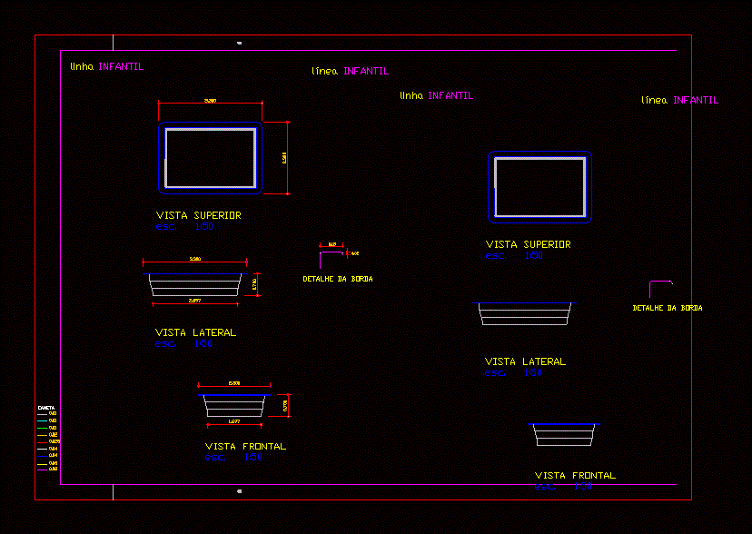 Fiberglass Pool 3; 2D DWG Block for AutoCAD • Designs CAD